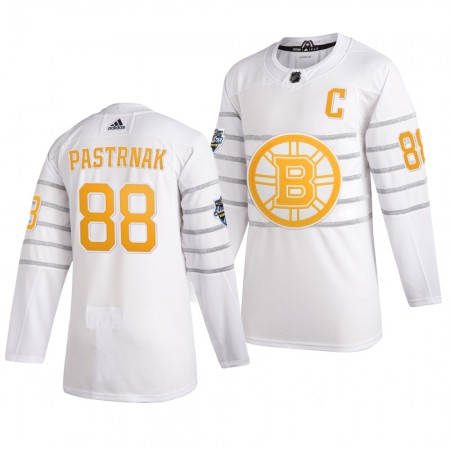 Camisola Boston Bruins David Pastrnak 88 Cinza Adidas 2020 NHL All-Star Authentic - Homem